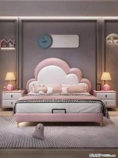 佛山大厂货，高质量仿真皮，实木床边，高密度海绵，带实木床板，全新包装，特价处理 - 烟台28生活网 yt.28life.com